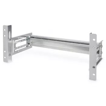 DIGITUS DIN sliedes turētājs, 4U, 178x483x223 mm, cinkots, ar DIN sliedi, maināms dziļums un augstums