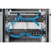 DIGITUS Sienas Montāžas Skapis 254mm (10 inch) 6U pelēks (RAL 7035) ar stikla durvīm