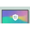 BenQ RE6504 interaktīvais displejs 165,1 cm (65 collas) 450 cd/m² 4K Ultra HD melns, pelēks skārienekrāns ar iebūvētu procesoru Android