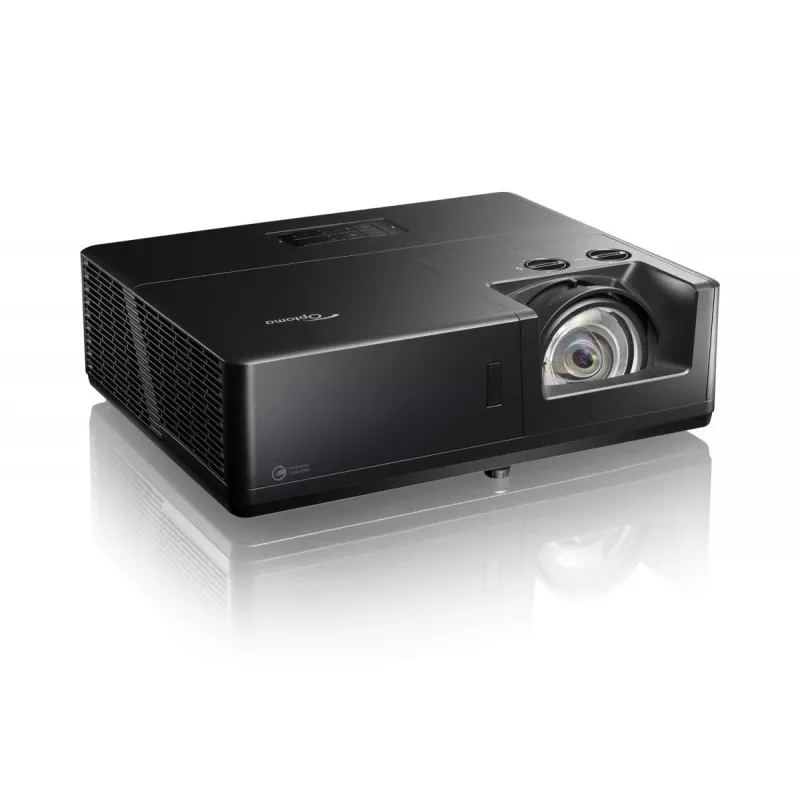 Īsa fokusa projektors Optoma ZU507TST 5000 ANSI lūmenu DLP WUXGA 3D Melns