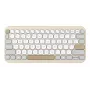 ASUS Marshmallow KW100 tastatūra Bluetooth bezvadu QWERTZ bēša pelēka balta