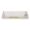 ASUS Marshmallow KW100 tastatūra Bluetooth bezvadu QWERTZ bēša pelēka balta