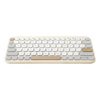 ASUS Marshmallow KW100 tastatūra Bluetooth bezvadu QWERTZ bēša pelēka balta