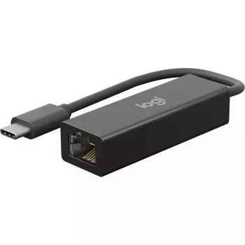 USB-C uz Ethernet adapteris Logitech Logi 1000 Mbit/s Grafīts
