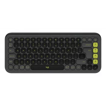 Logitech POP Icon Keys tastatūra Bluetooth QWERTY US International grafīta zaļa