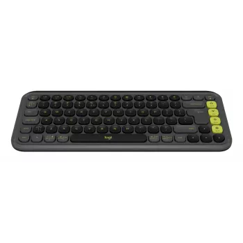 Logitech POP Icon Keys tastatūra Bluetooth QWERTY US International grafīta zaļa