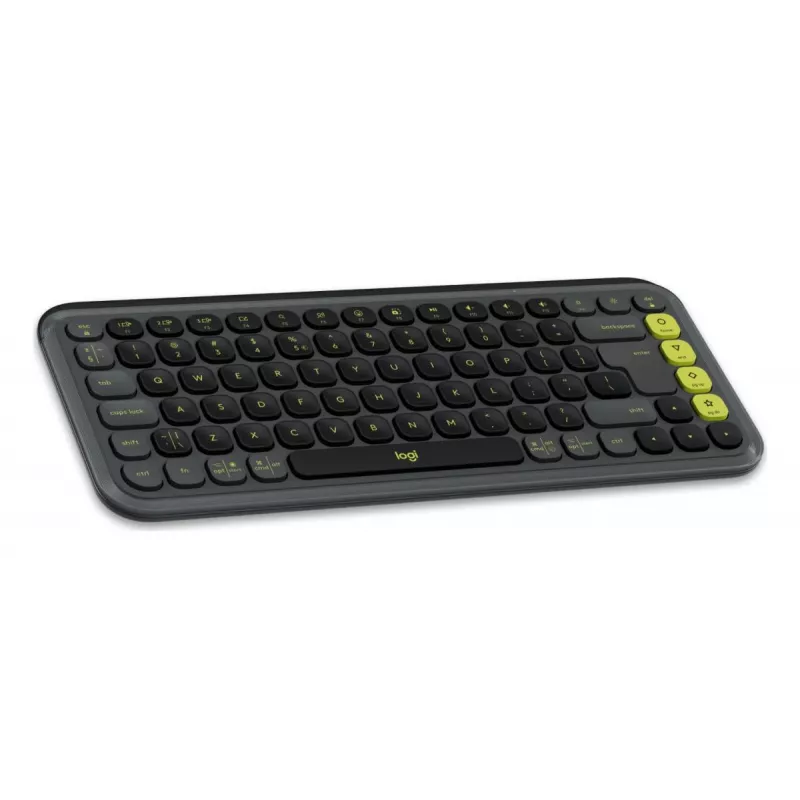 Logitech POP Icon Keys tastatūra Bluetooth QWERTY US International grafīta zaļa