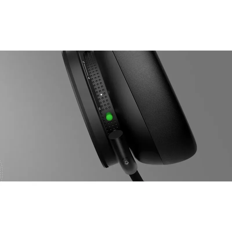 Microsoft Xbox Wireless Headset TLL-00021 spēļu austiņas ar pilnu ausu pārklājumu, Bluetooth 5.3, USB-C, Dolby Atmos, DTS Headphone:X, 312 g, melnas