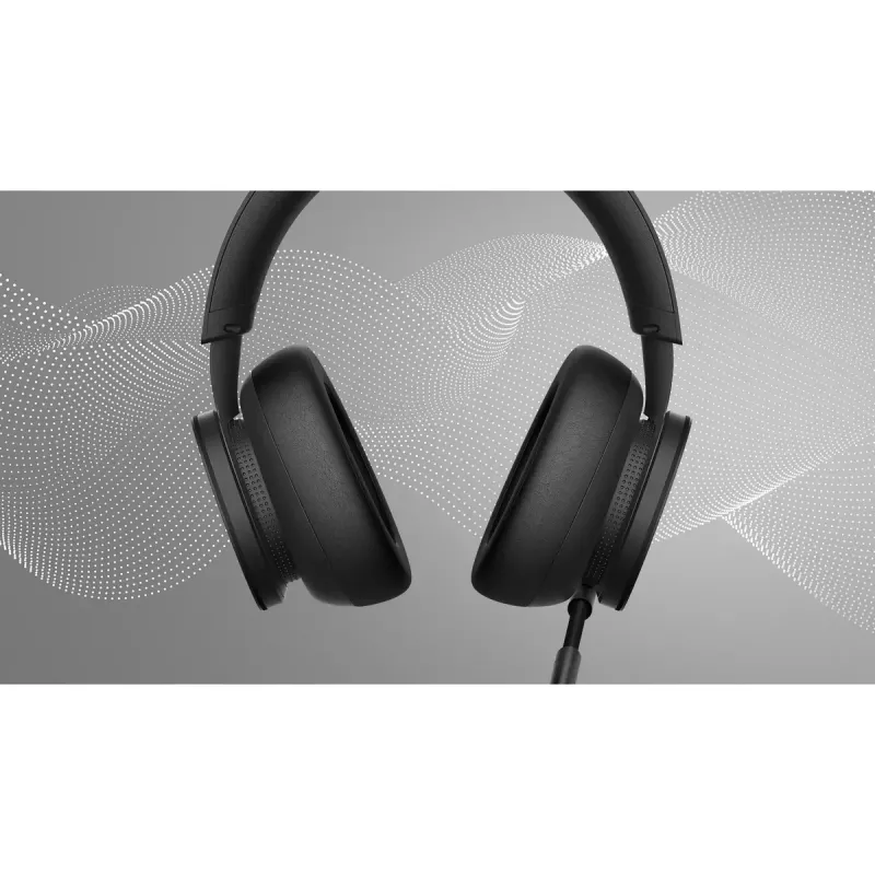 Microsoft Xbox Wireless Headset TLL-00021 spēļu austiņas ar pilnu ausu pārklājumu, Bluetooth 5.3, USB-C, Dolby Atmos, DTS Headphone:X, 312 g, melnas