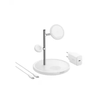Anker MagGo Universāls Balts USB Bezvadu Ātrās Uzlādes Iekštelpu Lādētājs