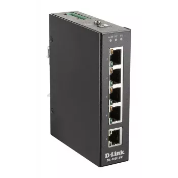D-Link DIS-100E-5W 5 portu nerūpējams rūpnieciskais slēdzis 5 x 10/100 BaseT(X)