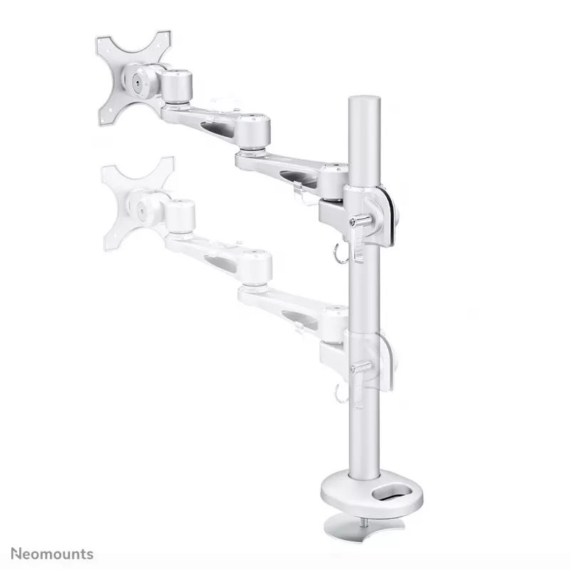 Neomounts FPMA-D935G Monitora roka 10-30 collas, Grommet, 10 kg, 25,4 cm (10 inch), 76,2 cm (30 inch), 100 x 100 mm, Sudrabs