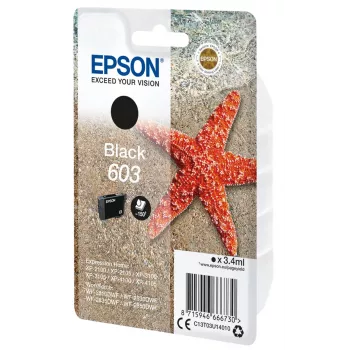 Epson C13T03U14020 oriģinālā melnā tintes kasetne, standarta iznākums, 1 gab.