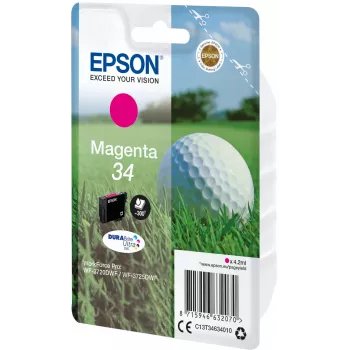 Kasetne Epson 34 Magenta 300 lapas C13T34634010