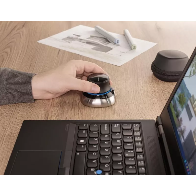3Dconnexion SpaceMouse Office RF Wireless + Bluetooth + USB Type-A