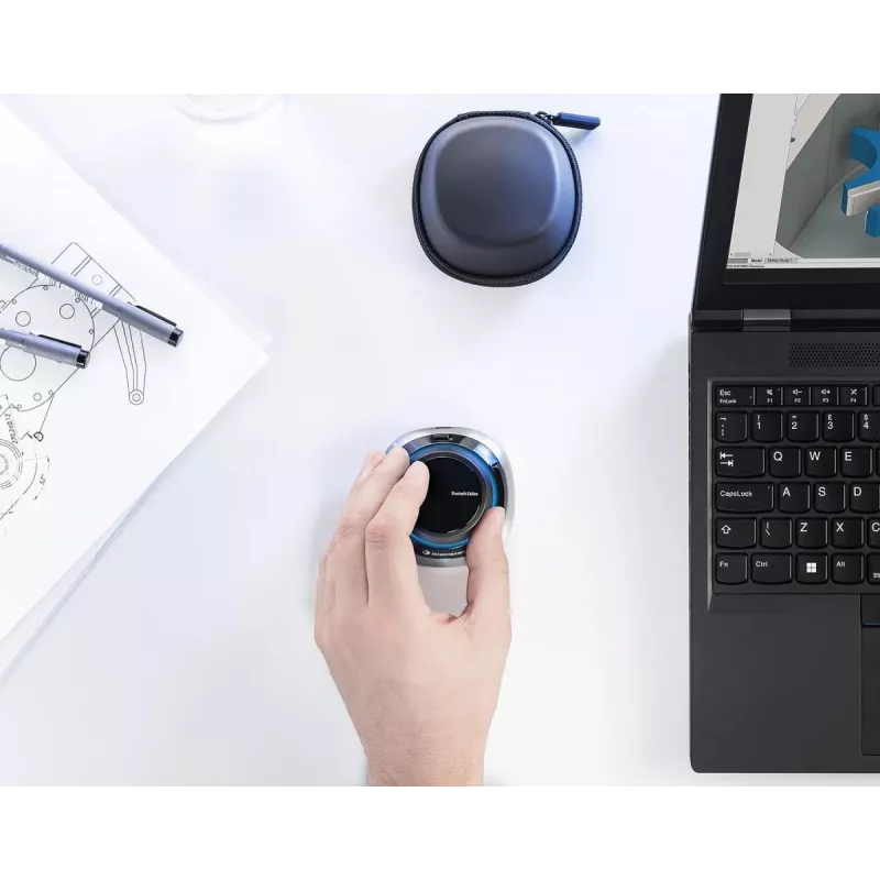 3Dconnexion SpaceMouse Office RF Wireless + Bluetooth + USB Type-A