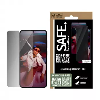 PanzerGlass SAFE. by ® Privātuma ekrāna aizsargs Samsung Galaxy S25+ | S24+ | Ultra-Wide Fit ar EasyAligner