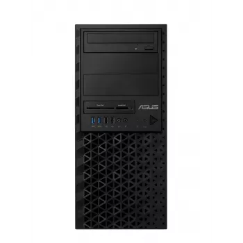 Torņa datora korpuss ASUS TS100-E11-PI4 Melns ar Intel C256 mikroshēmojumu, LGA1200 atbalstu, 300W barošanas bloku