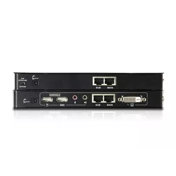 ATEN USB DVI KVM pagarinātājs ar audio un RS-232 (60m), raidītājs un uztvērējs
