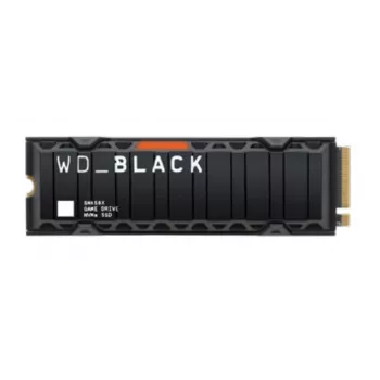 WESTERN DIGITAL SSD WD Black SN850X 1TB PCI-E Gen 4.0 M.2 2280 ar dzesēšanas radiatoru