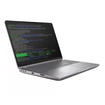HP ZBook Fury G1i Intel Core Ultra 7 255HX Mobilā darbstacija 40,6 cm (16 collu) WUXGA 32 GB DDR5-SDRAM 1 TB SSD NVIDIA RTX PRO 2000 Blackwell Wi-Fi 7 (802.11be) Windows 11 Pro AI darbstacija, AI PC Sudrabs