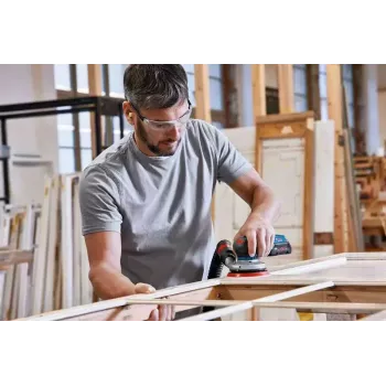 Bosch GEX 18V-125 PROFESSIONAL Slīpmašīna ar rotējošu kustību 10000 RPM 20000 OPM Melna, Zila, Pelēka