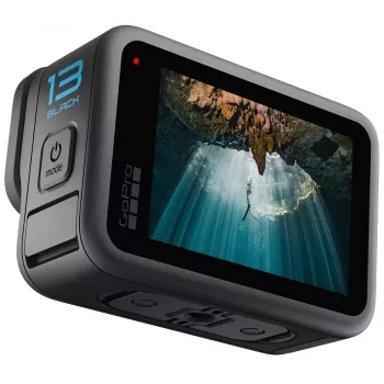 Action kamera GoPro HERO13 Black Bundle — 5.3K Ultra HD, 27.6 MP CMOS, 240 fps, 2.27 coll LCD, 2x digitālais tālummaiņa, stereo WAV audio