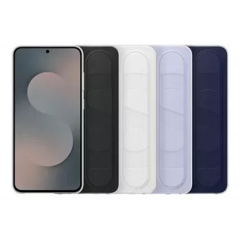 Stāvvada satvēriena maciņš Samsung Galaxy S25 FE — Navy, 17 cm (6.7 inch) ekrānam, galda statīvs