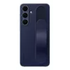 Stāvvada satvēriena maciņš Samsung Galaxy S25 FE — Navy, 17 cm (6.7 inch) ekrānam, galda statīvs
