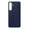 Stāvvada satvēriena maciņš Samsung Galaxy S25 FE — Navy, 17 cm (6.7 inch) ekrānam, galda statīvs