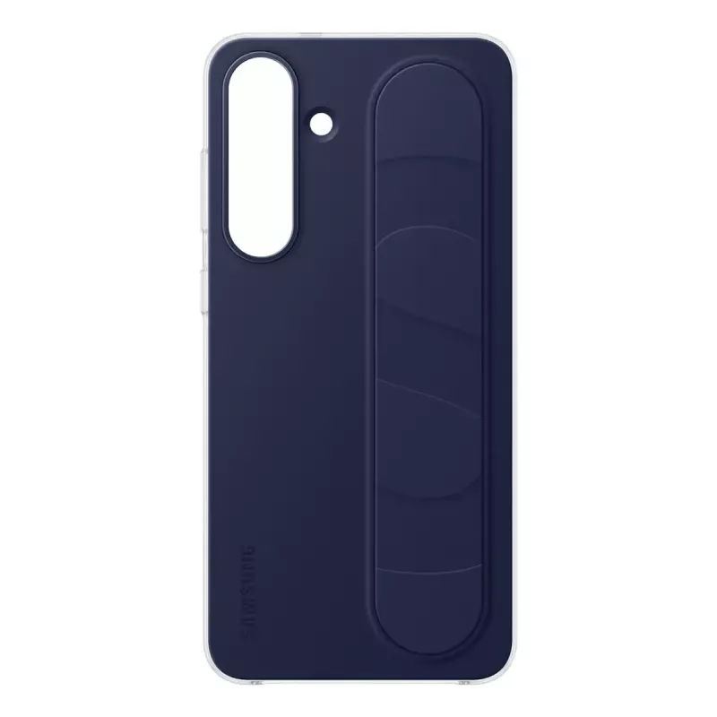 Stāvvada satvēriena maciņš Samsung Galaxy S25 FE — Navy, 17 cm (6.7 inch) ekrānam, galda statīvs