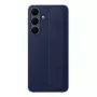 Stāvvada satvēriena maciņš Samsung Galaxy S25 FE — Navy, 17 cm (6.7 inch) ekrānam, galda statīvs