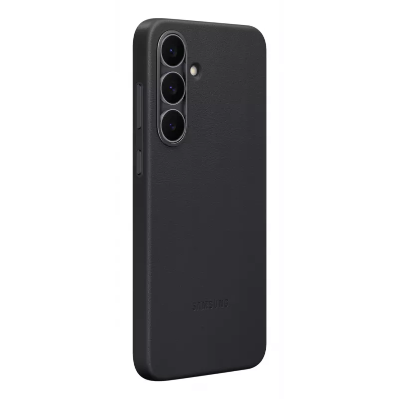 Samsung Kindsuit Mākslīgās Ādas Maciņš Galaxy S25 FE, Melns