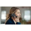 Stāvošs satvēriena maciņš Samsung Galaxy S25 FE — Balts, ar galda statīvu