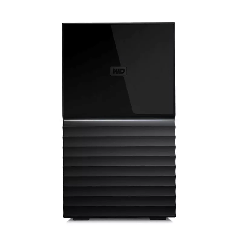 WD My Book Duo WDBFBE0360JBK ārējā RAID datu krātuve 36 TB (2x 18 TB HDD), USB-C 3.2 Gen 1, RAID 0/1/JBOD, 256 bitu AES aparatūras šifrēšana, melna