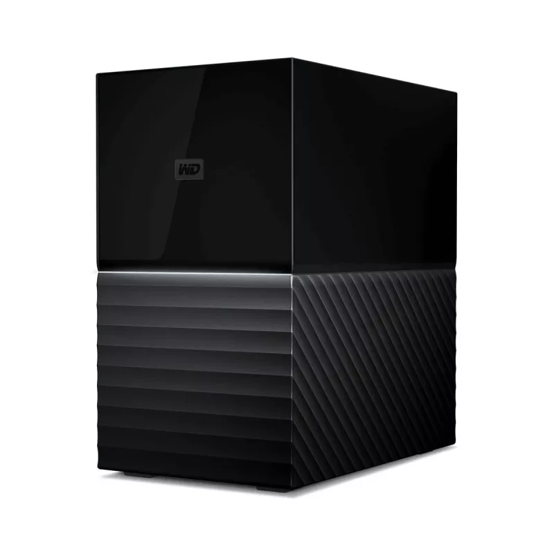 WD My Book Duo WDBFBE0360JBK ārējā RAID datu krātuve 36 TB (2x 18 TB HDD), USB-C 3.2 Gen 1, RAID 0/1/JBOD, 256 bitu AES aparatūras šifrēšana, melna
