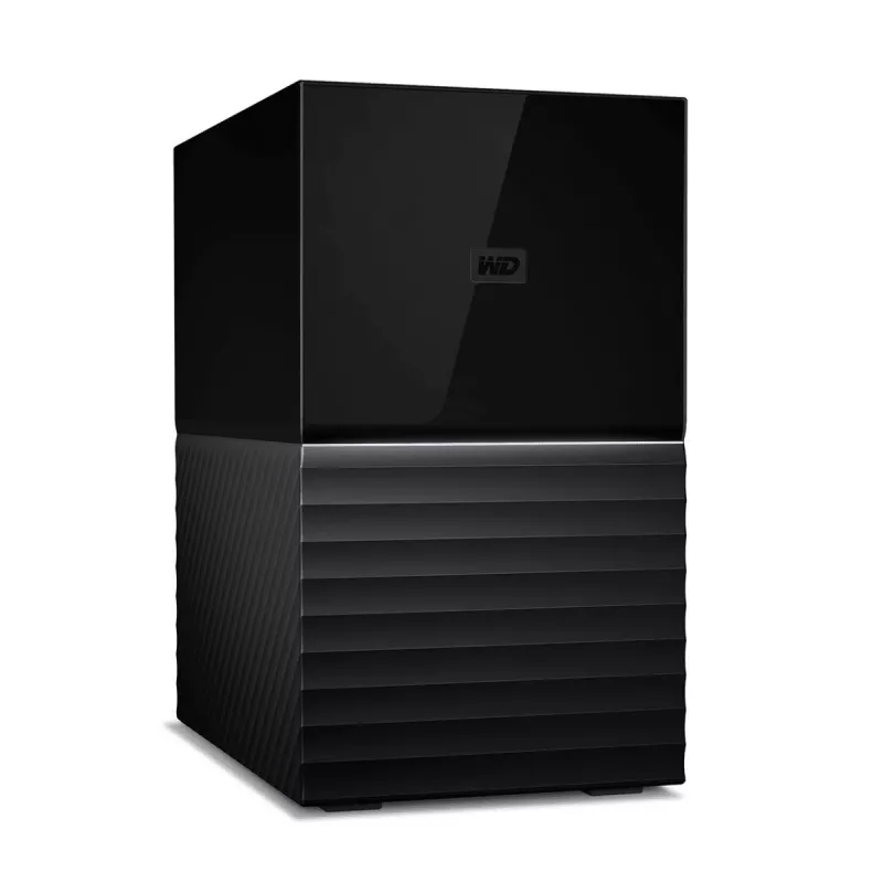 WD My Book Duo WDBFBE0360JBK ārējā RAID datu krātuve 36 TB (2x 18 TB HDD), USB-C 3.2 Gen 1, RAID 0/1/JBOD, 256 bitu AES aparatūras šifrēšana, melna