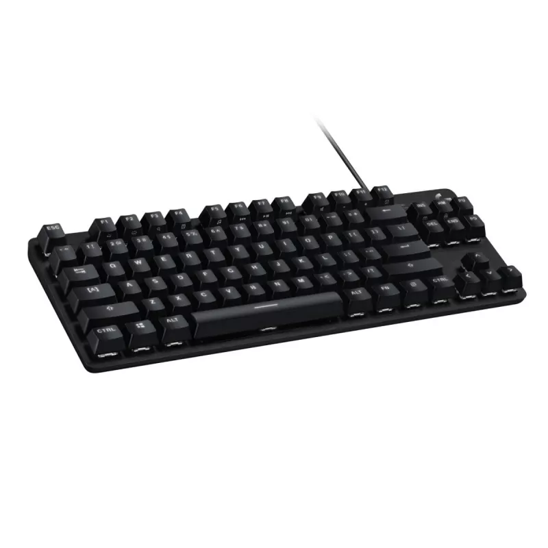 Logitech G G413 TKL SE mehāniskā spēļu tastatūra, bez ciparu bloka, vadu, USB, melna