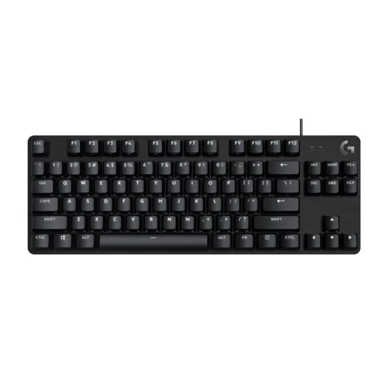 Logitech G G413 TKL SE mehāniskā spēļu tastatūra, bez ciparu bloka, vadu, USB, melna