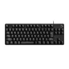 Logitech G G413 TKL SE mehāniskā spēļu tastatūra, bez ciparu bloka, vadu, USB, melna