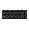 Logitech G G413 TKL SE mehāniskā spēļu tastatūra, bez ciparu bloka, vadu, USB, melna