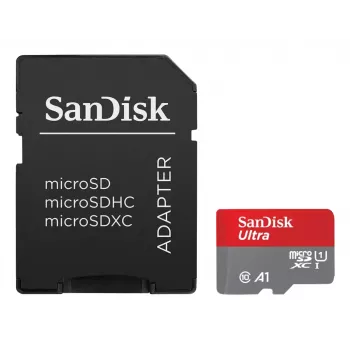 WESTERN DIGITAL SanDisk Ultra micro SDXC 64GB plus SD Adapter 140MB/s A1 Class 10 UHS-I - 2pk