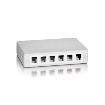 12-Port Keystone Jack Virsmas Montāžas Kārba Equip 125460
