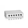 12-Port Keystone Jack Virsmas Montāžas Kārba Equip 125460