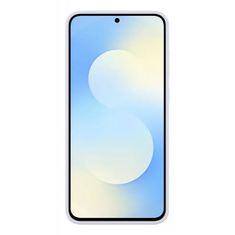 Silikona maciņš Samsung Galaxy S25 FE — Gaiši zils, 6.7 collu ekrānam, mikrošķiedras iekšpuse