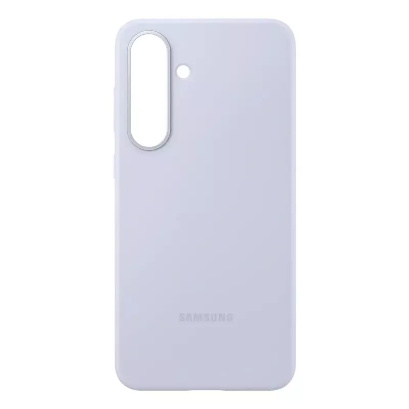 Silikona maciņš Samsung Galaxy S25 FE — Gaiši zils, 6.7 collu ekrānam, mikrošķiedras iekšpuse