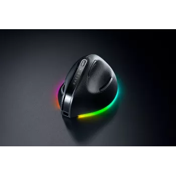 RAZER Pro Click V2 vertikālā pele bezvadu / vadu melna