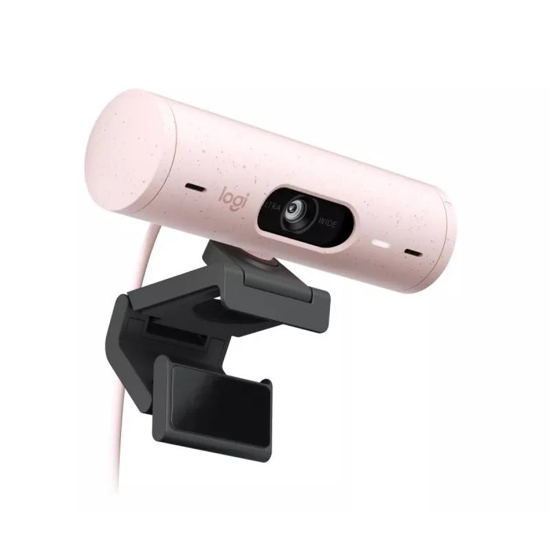 LOGITECH Brio 500 Full HD tīmekļa kamera rozā