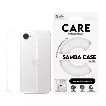 Vāciņš PanzerGlass CARE by Fashionable Case Samba Caurspīdīgs iPhone 16e