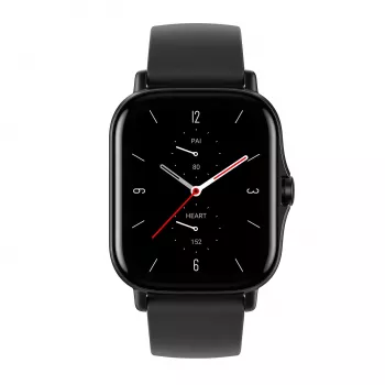 Amazfit GTS 2 4,19 cm (1,65 collu) AMOLED 43 mm Digitāls 348 x 442 pikseļi Skārienekrāns Melns Wi-Fi GPS (satelīts)